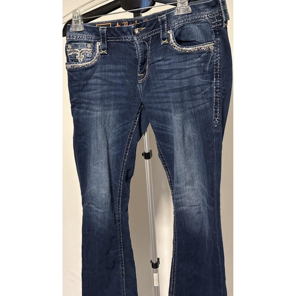 Womens Rock Revival jeans size 29 Boris Boot Diamond sequins MSRP $179 - Picture 8 of 13